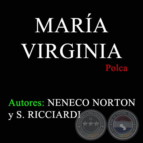 MARÍA VIRGINIA - Polca de NENECO NORTON